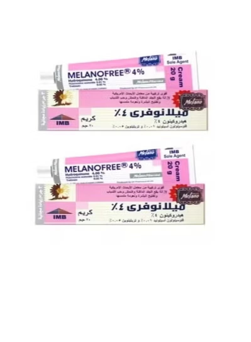 2 Piece Set Melanofree 4% Cream to Remove Dark Spots 20grams